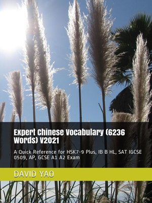 cover image of Expert Chinese Vocabulary